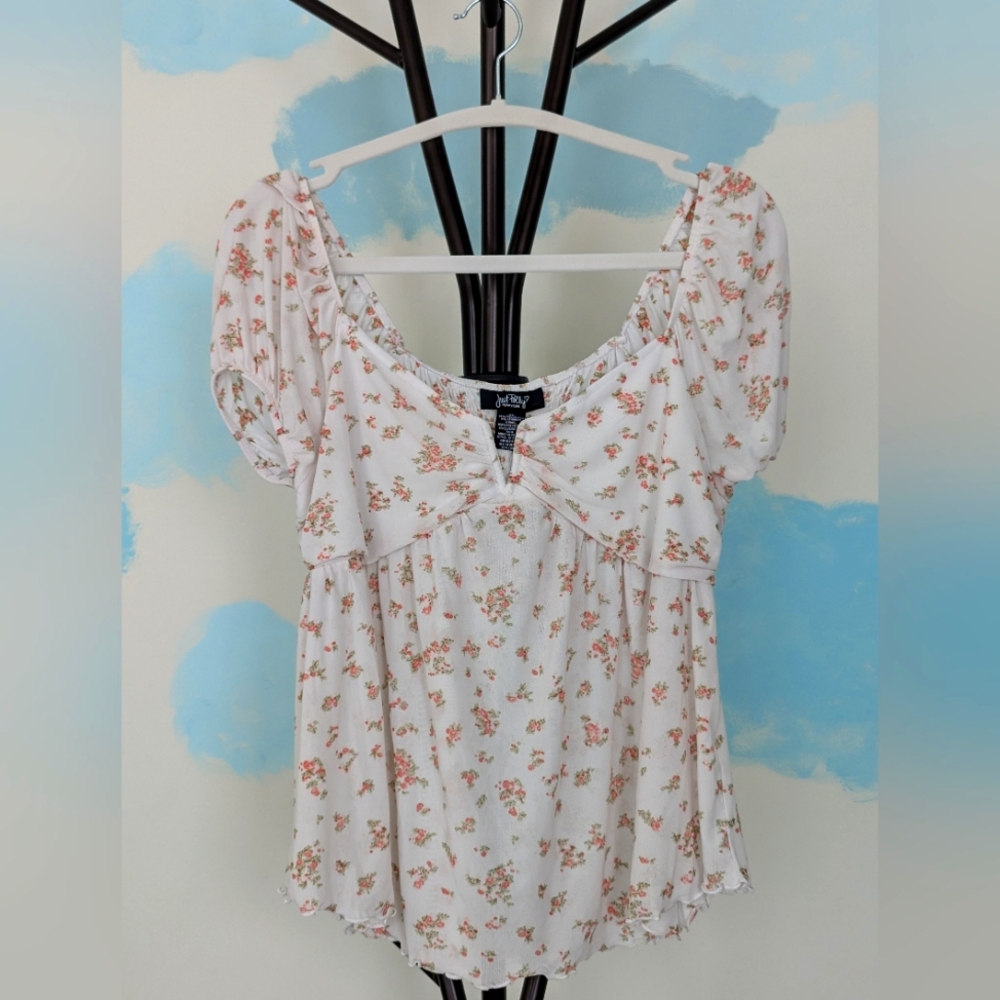 Just Polly floral blouse - size XL